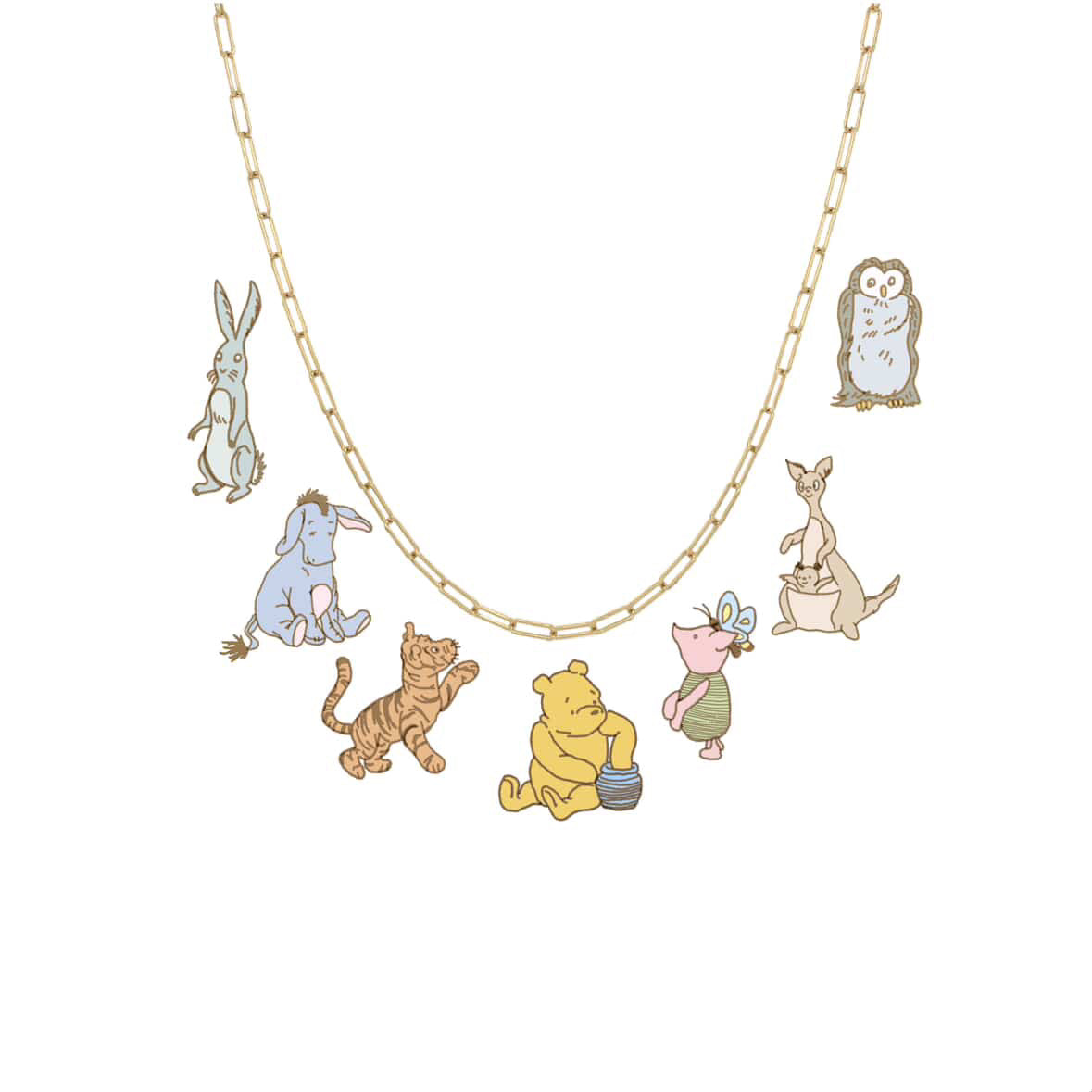 Vintage Pooh Necklace