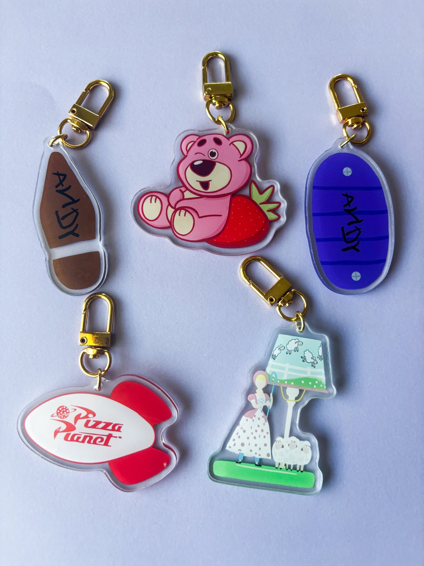 New Toy Story Keychains