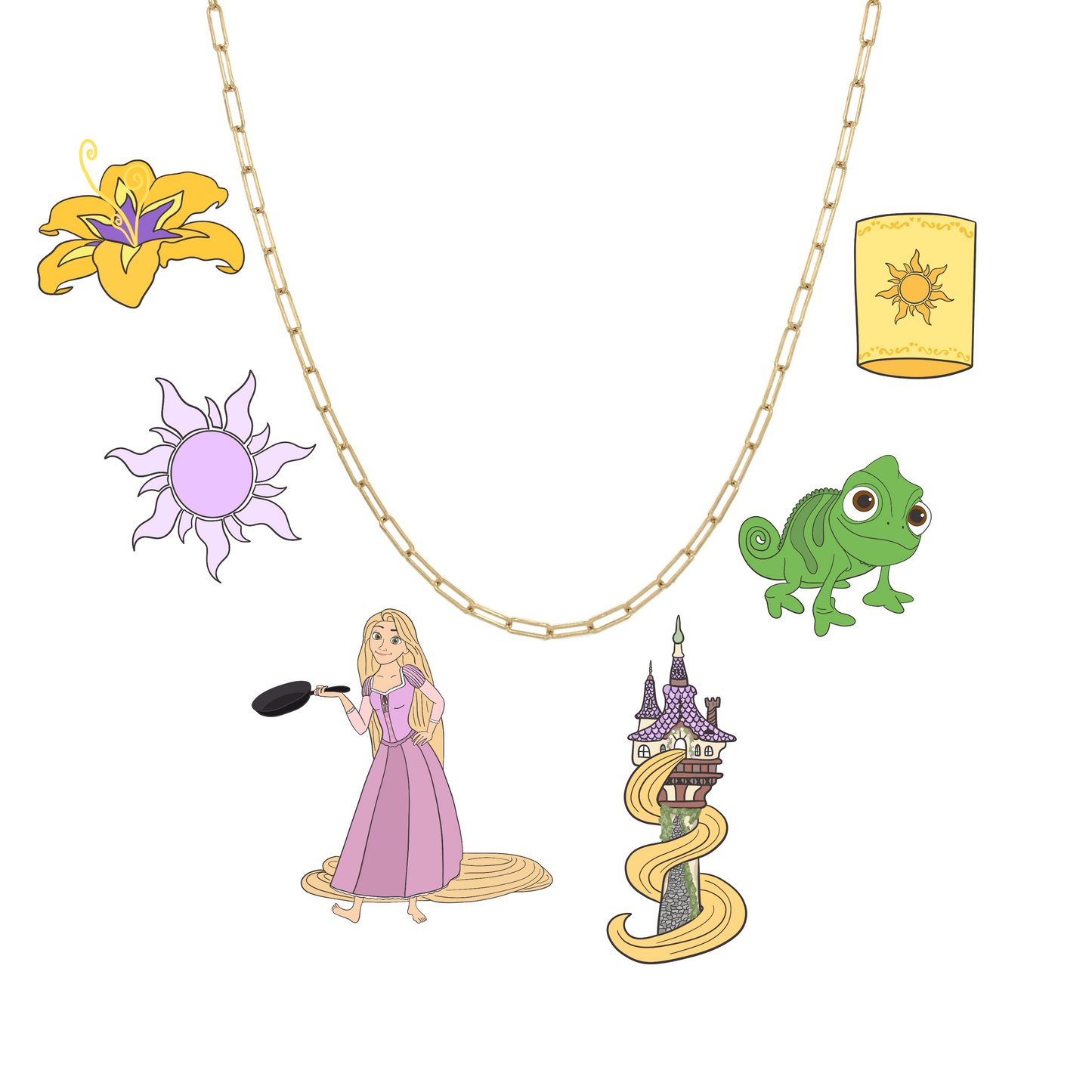 Tower Princess Necklace/bracelet/keychain *PLEASE READ DESCRIPTION*