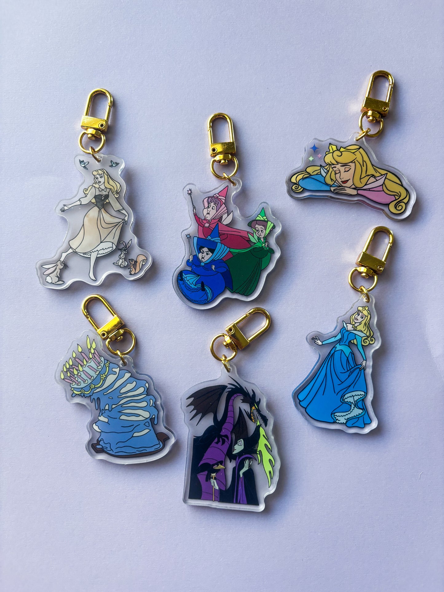 Princess Acrylic Keychains