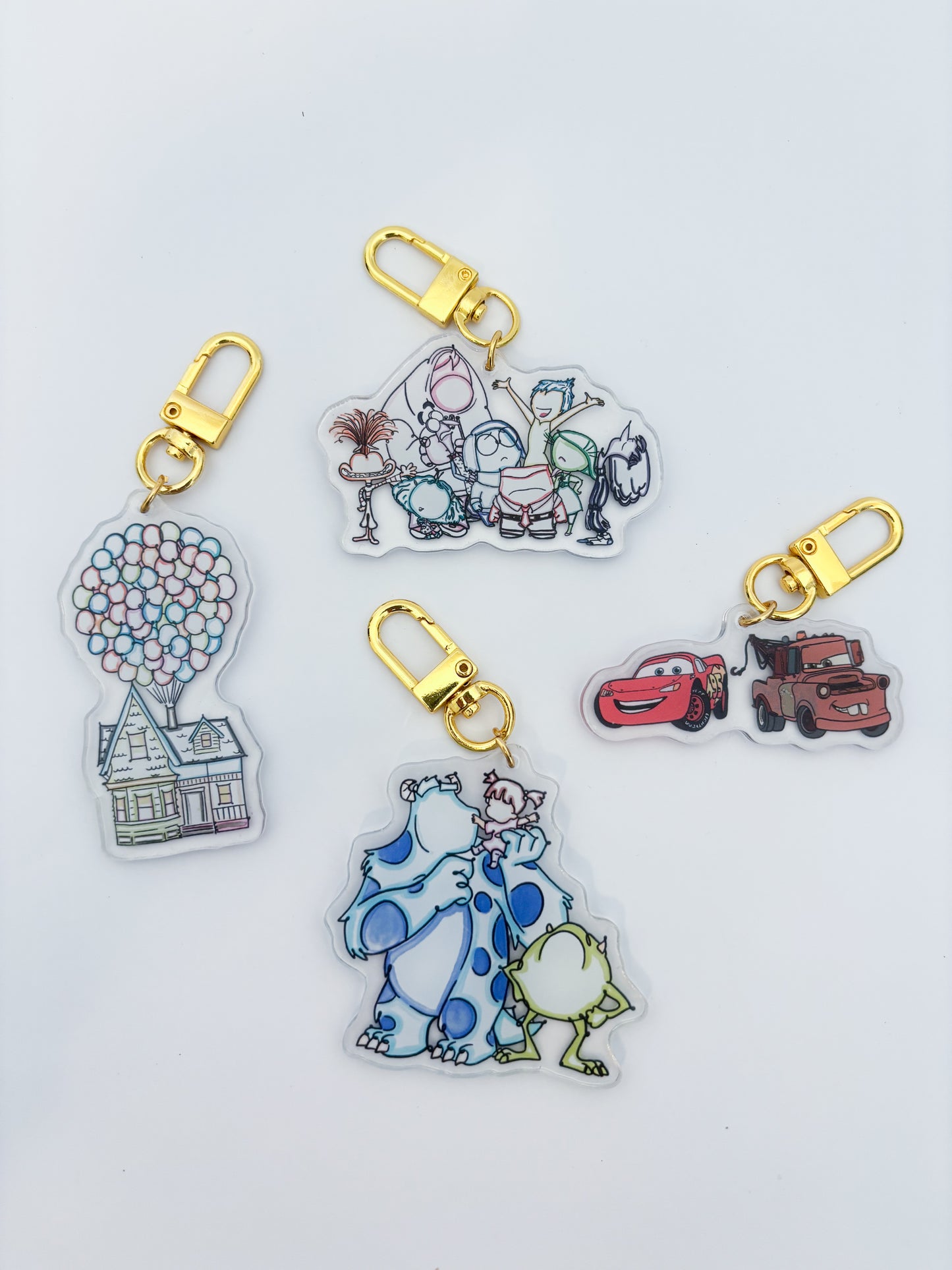Pixar Keychains