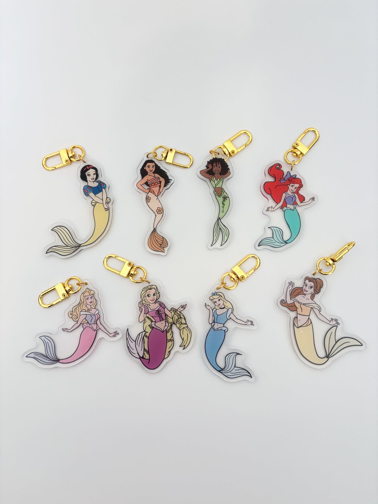 Princess mermaid Keychains