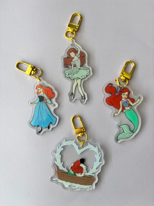 Princess Acrylic Keychains