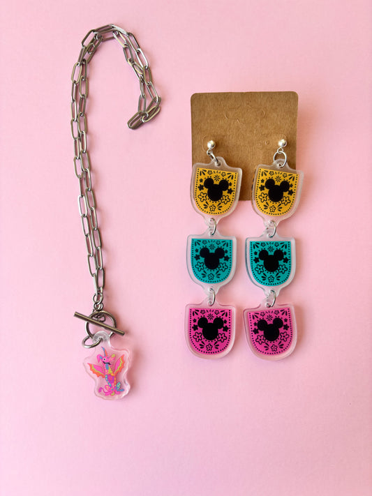 Coco Earrings and Necklace