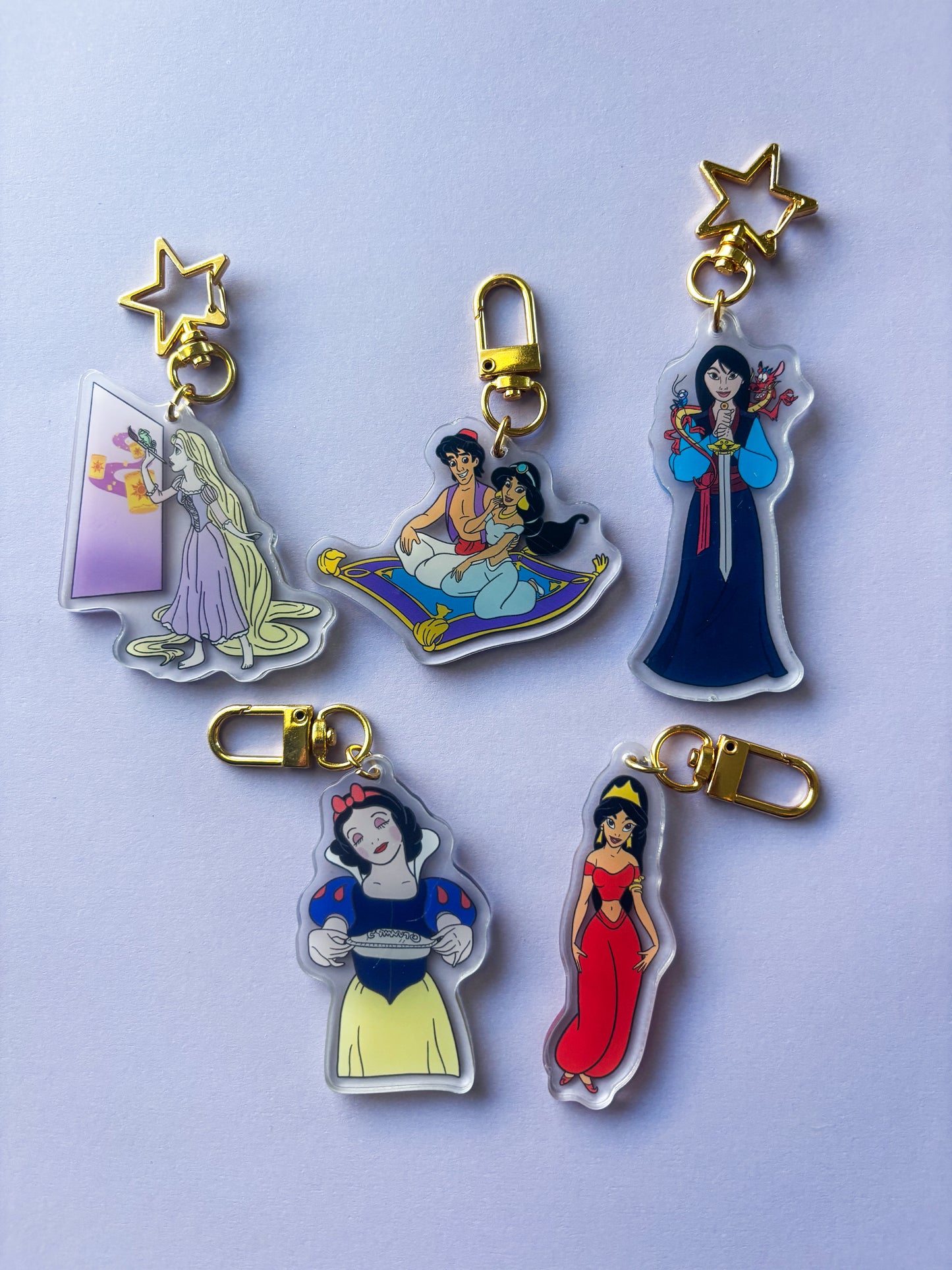 Princess Acrylic Keychains