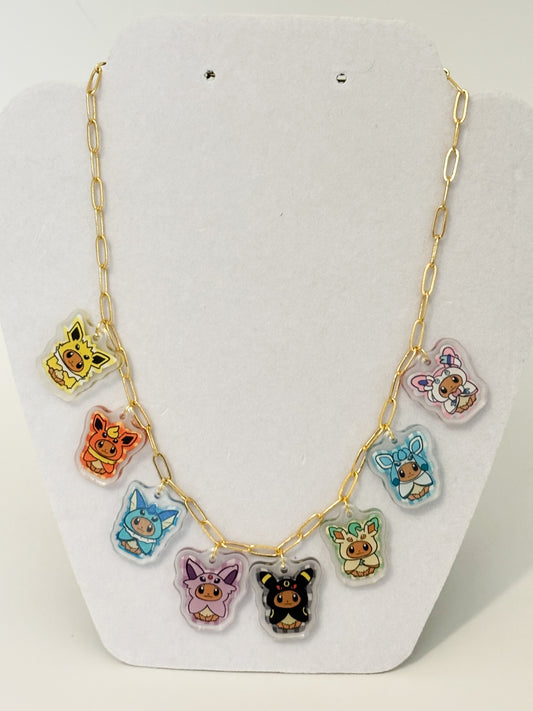 Eeveelutions Charm Necklace