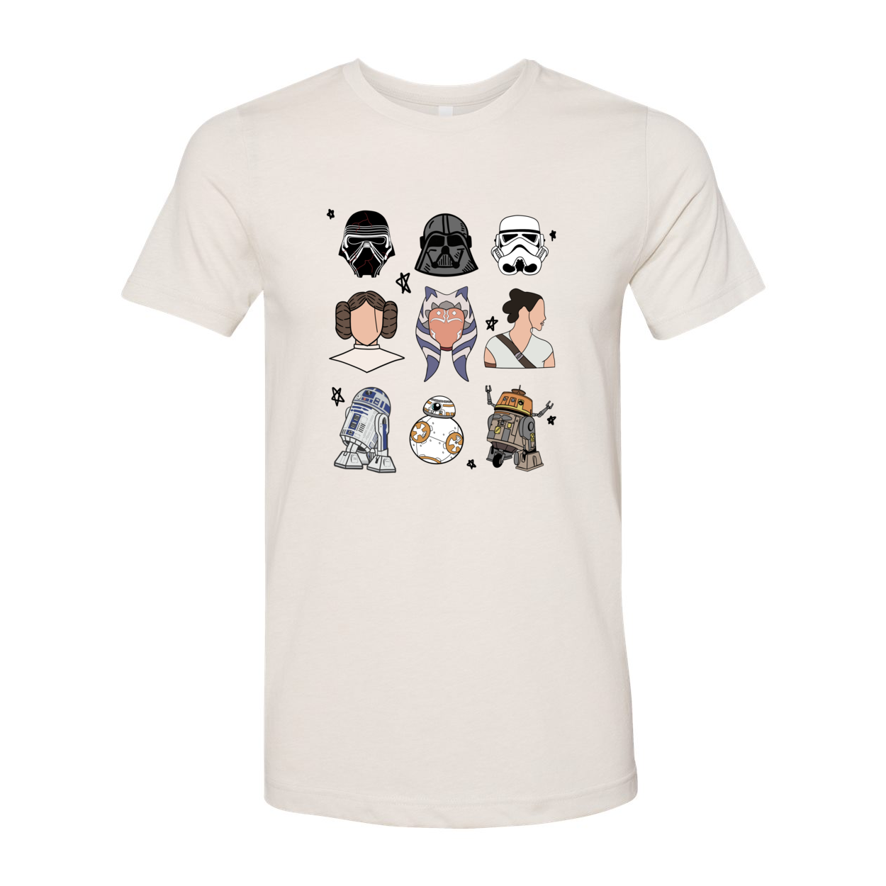 Wars Characters Unisex Tee