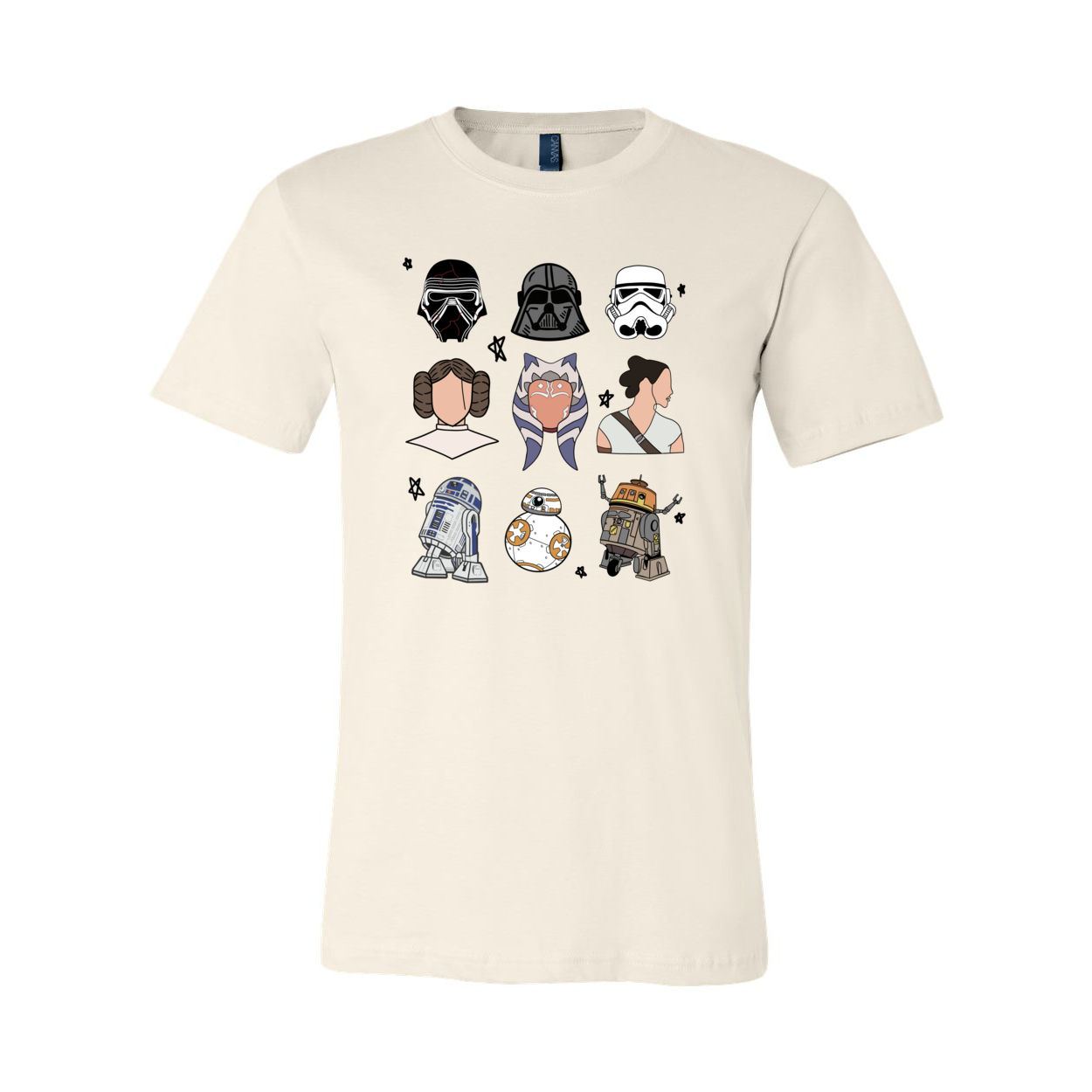 Wars Characters Unisex Tee