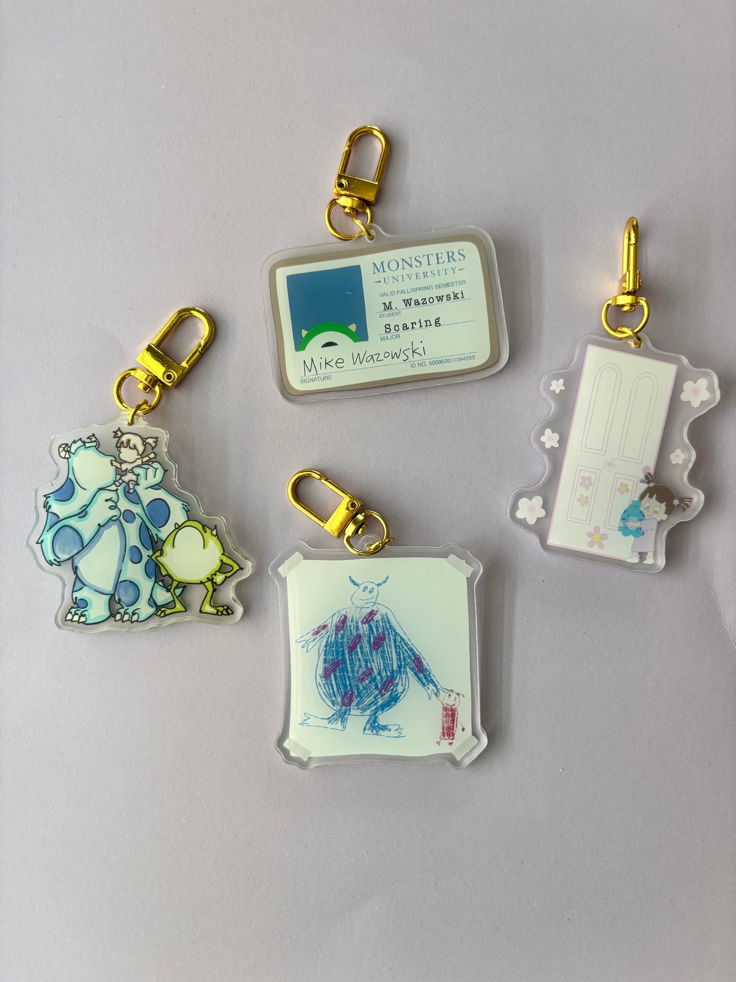 Pixar Keychains