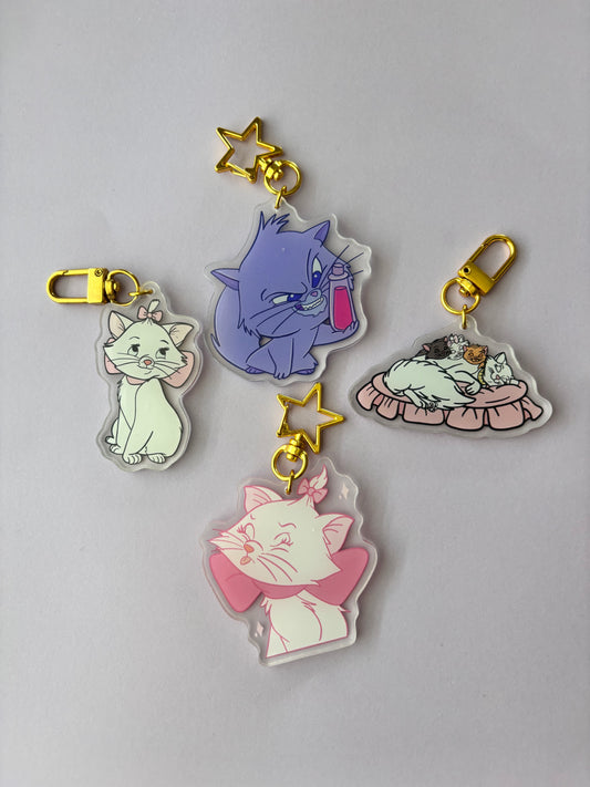 Magical Cat Acrylic Keychains