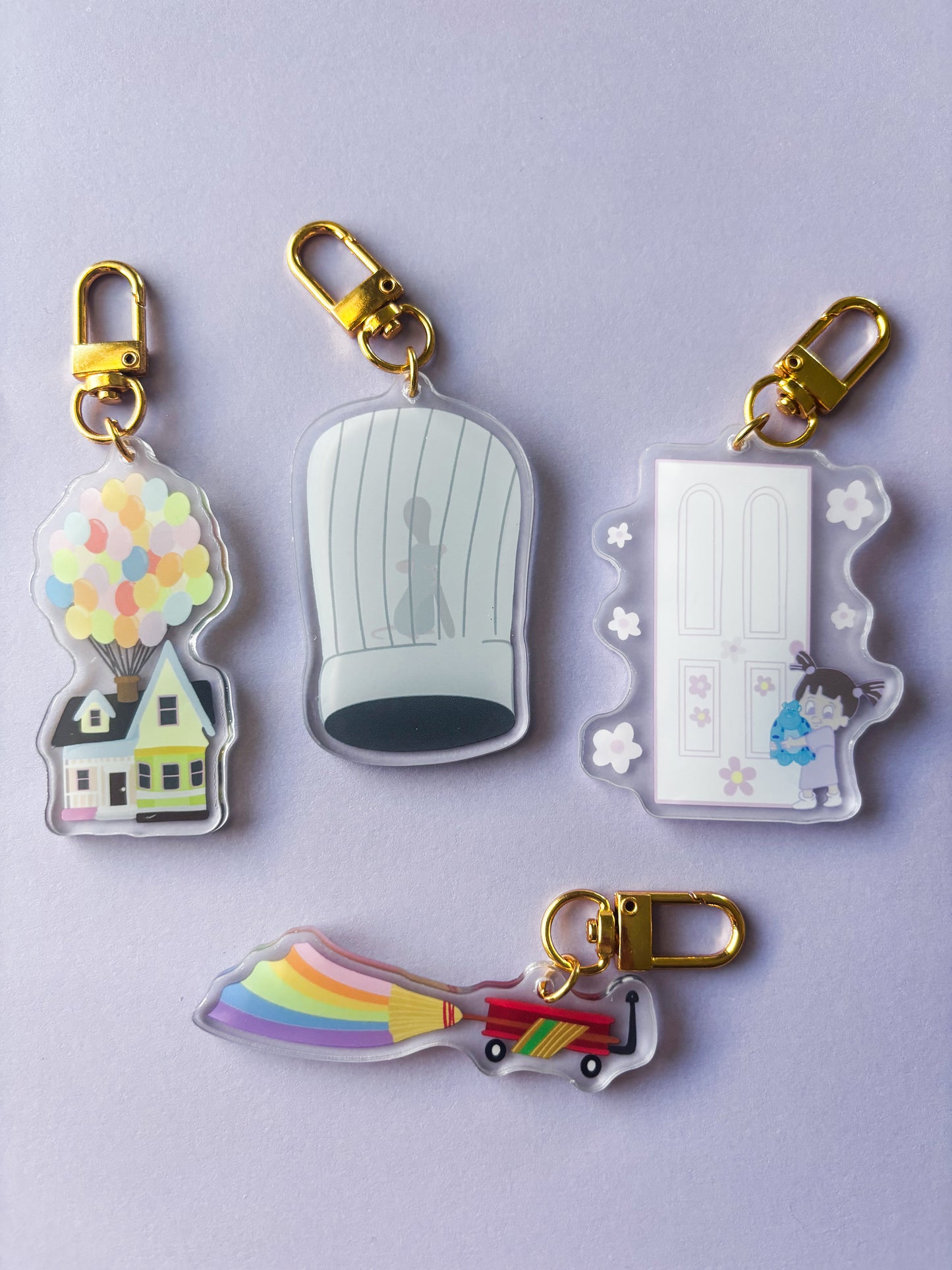 Pixar Keychains