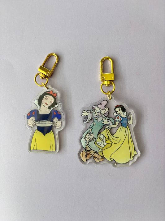 Princess Acrylic Keychains