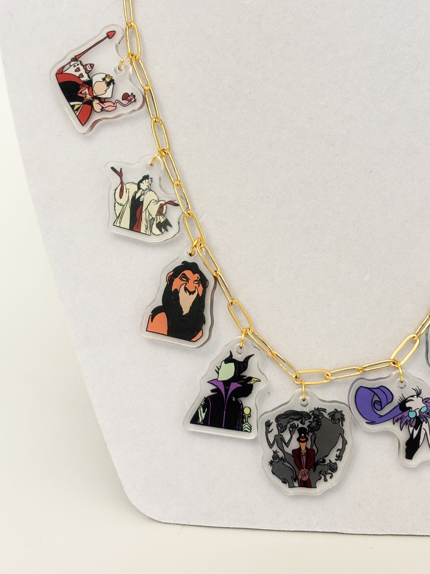 Villains Charm Necklace
