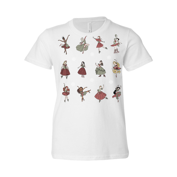 Christmas Ballerinas Youth Tee