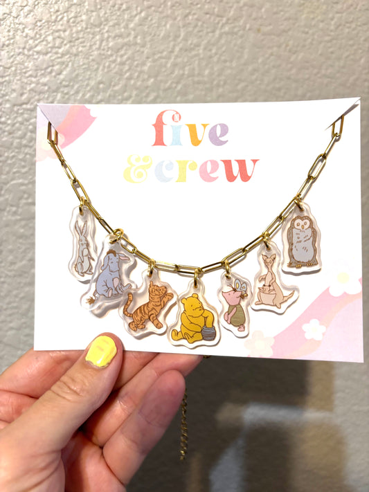 Vintage Pooh Necklace