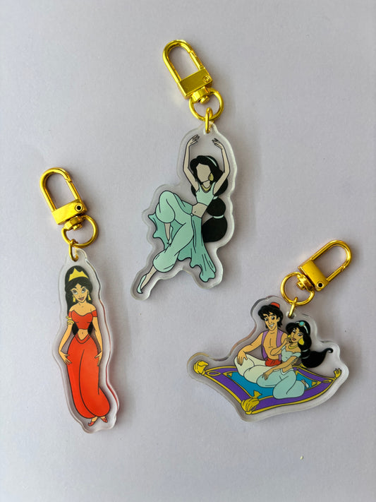 Arabian Princess Acrylic Keychains