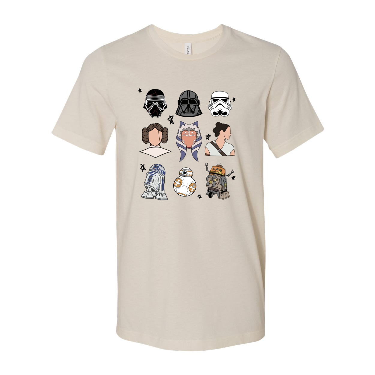 Wars Characters Unisex Tee