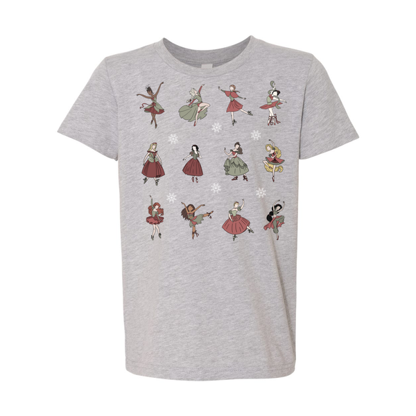 Christmas Ballerinas Youth Tee