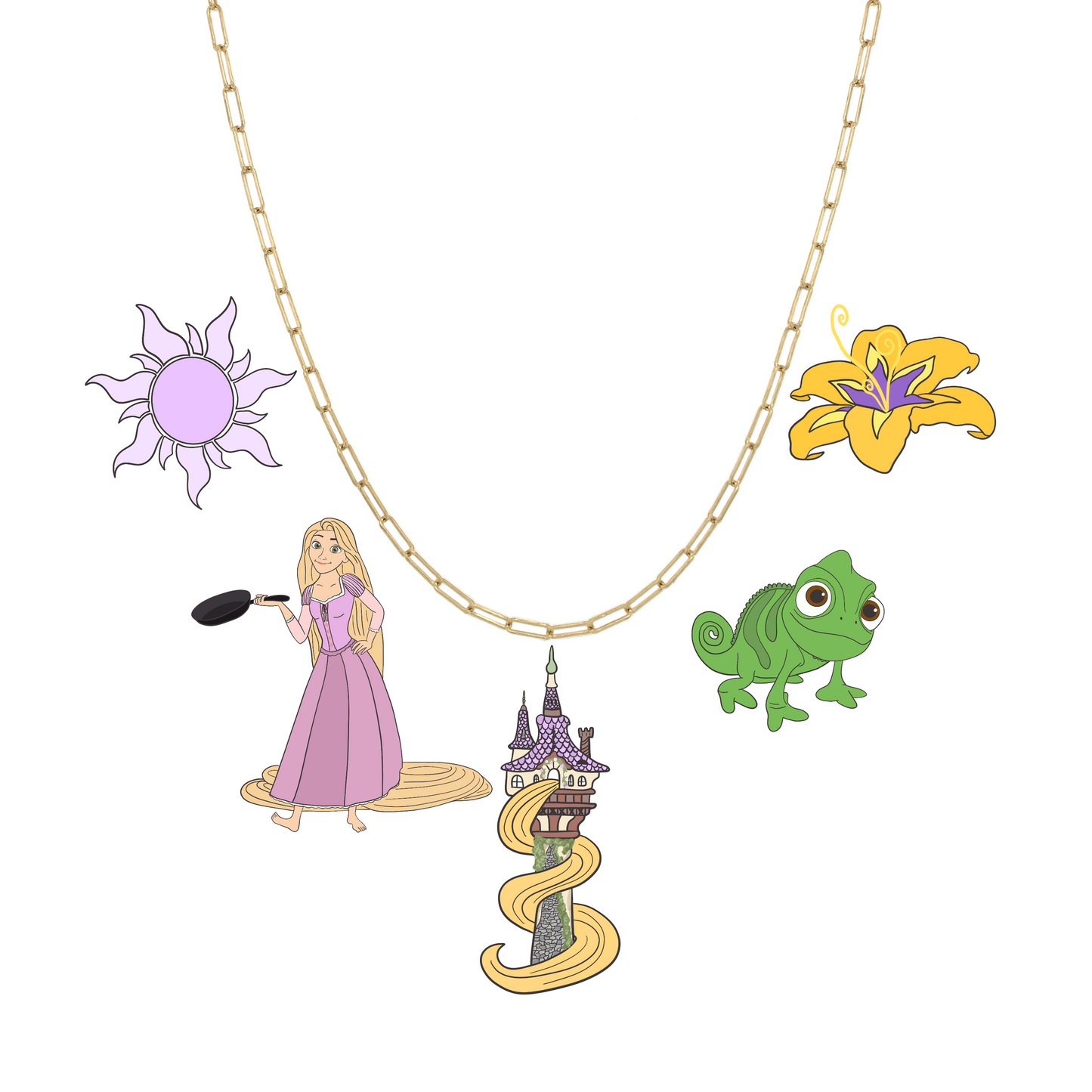 Tower Princess Necklace/bracelet/keychain *PLEASE READ DESCRIPTION*