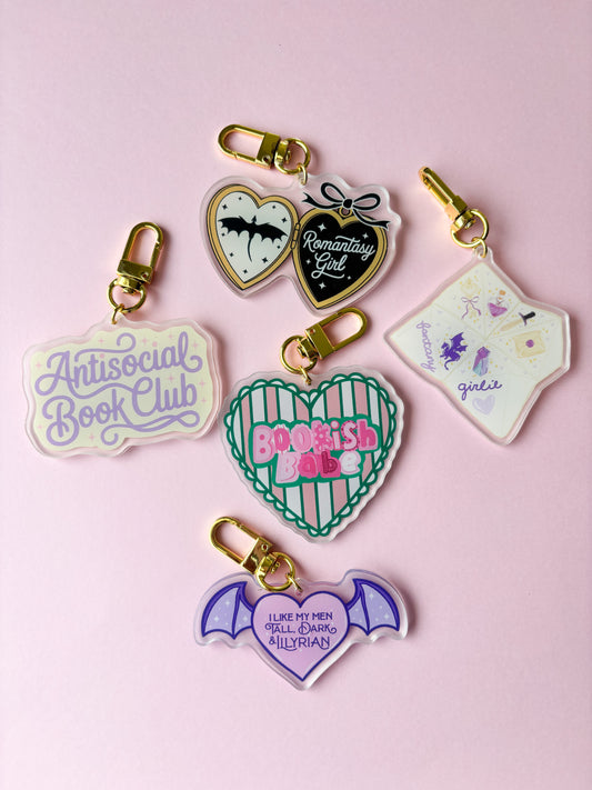 Bookish Keychains