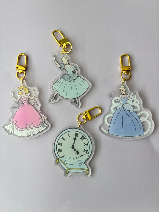 Midnight Princess Acrylic Keychains