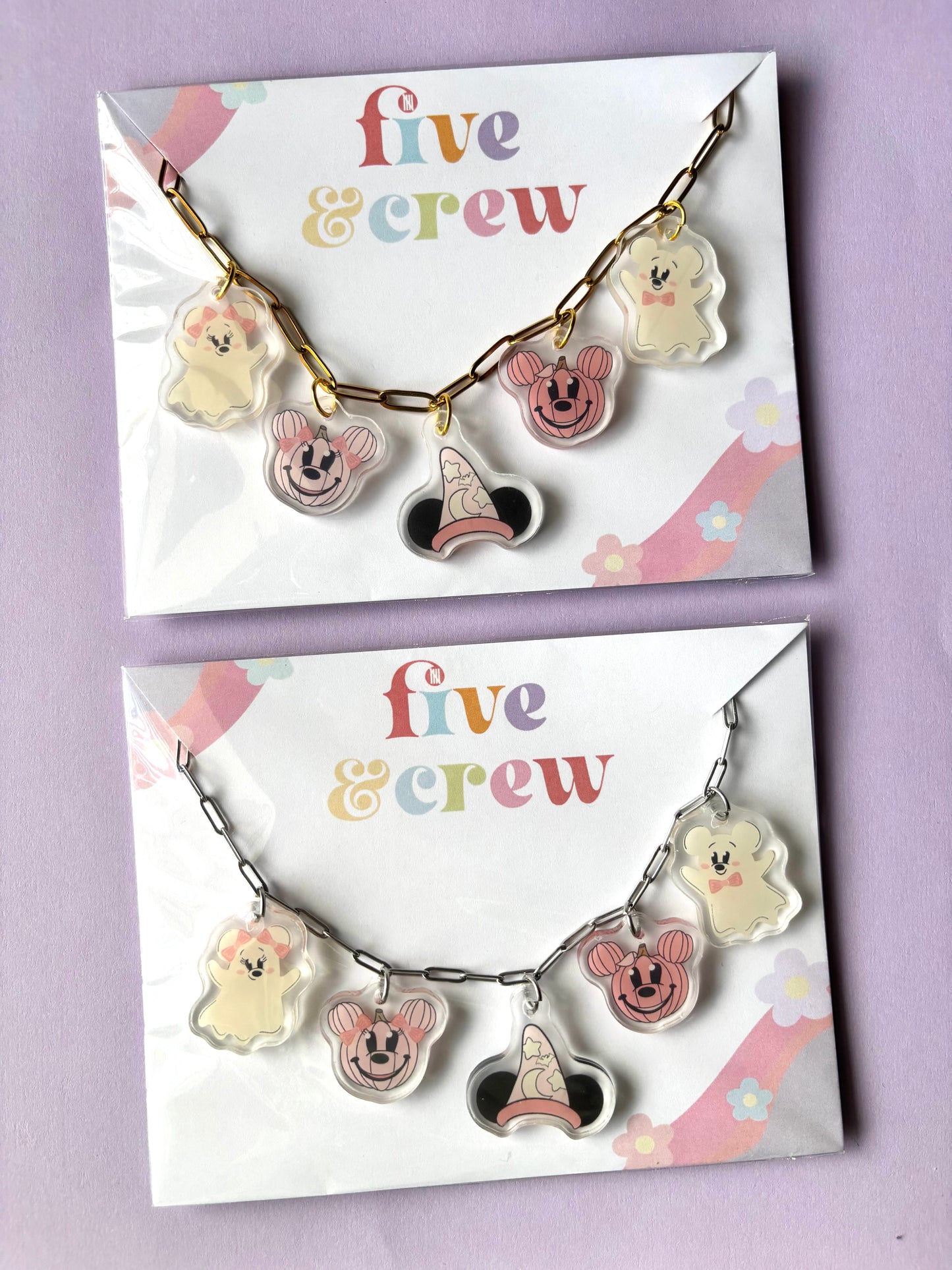 Pink Ghostie Necklace