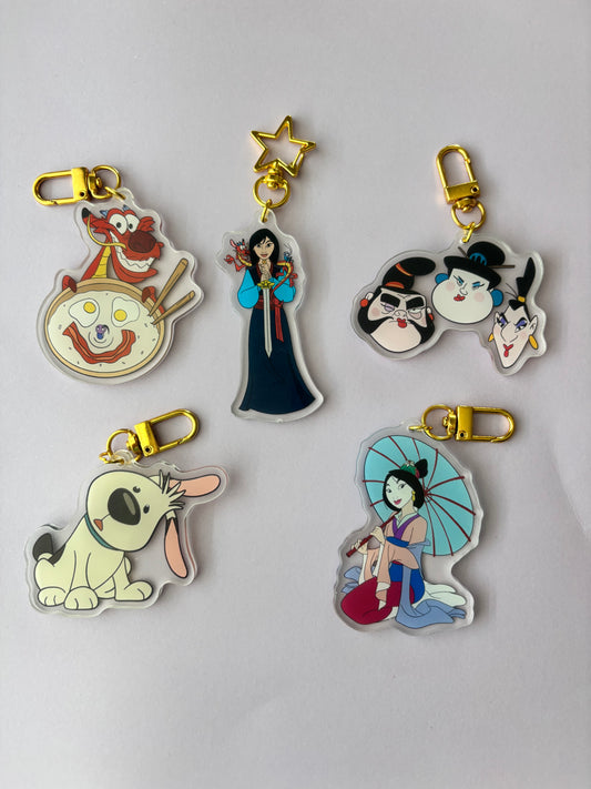 Warrior Princess Acrylic Keychains