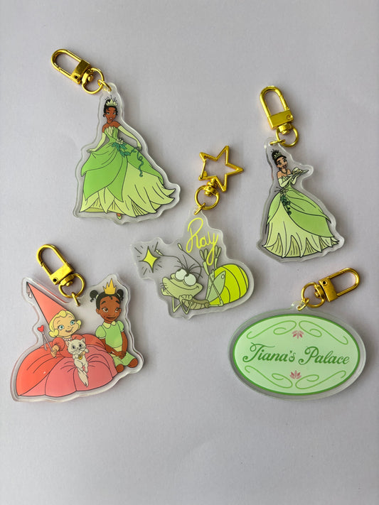 Bayou Princess Acrylic Keychains