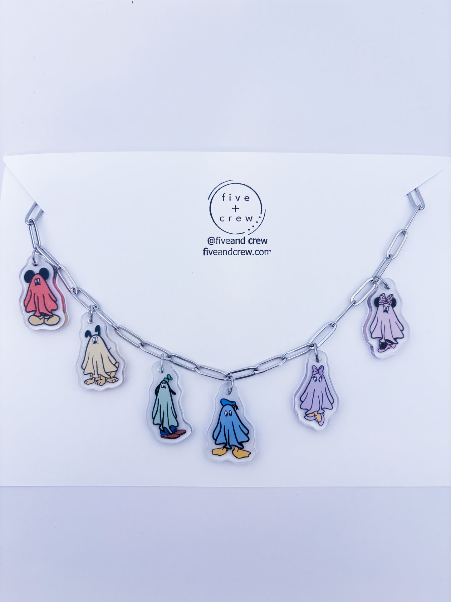 Sen 6 Ghosties Charm Necklace