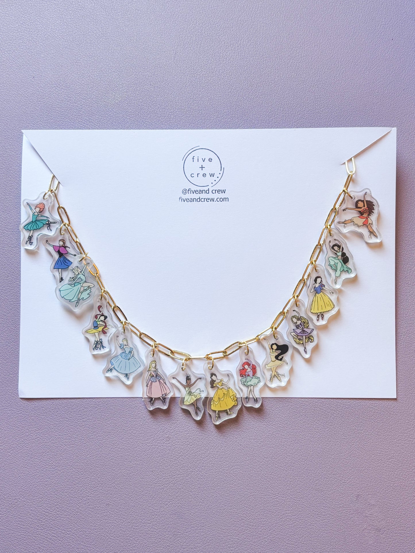 Ballerina Charm Necklace