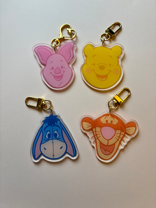 Pooh and Friends Keychains