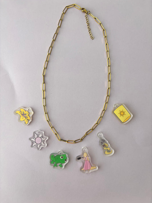 Tower Princess Necklace/bracelet/keychain *PLEASE READ DESCRIPTION*