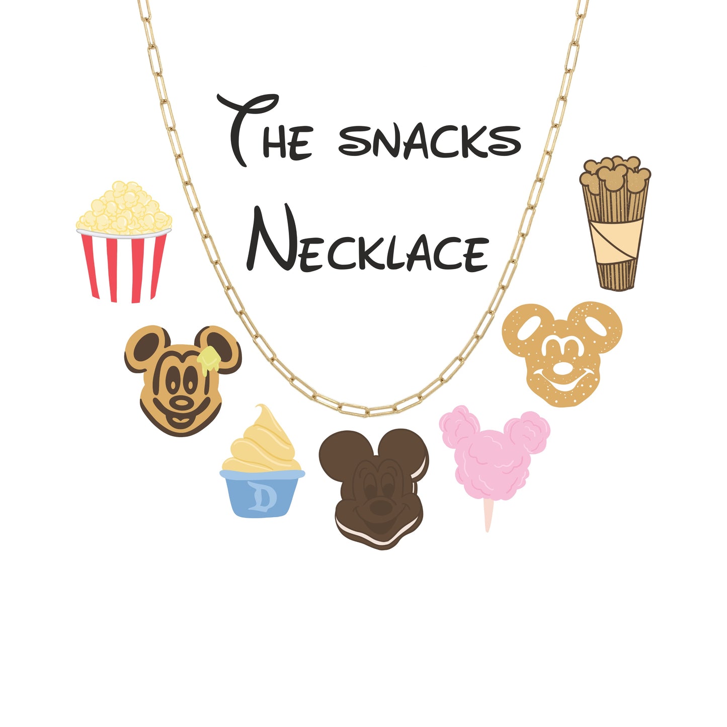 Snacks Necklace