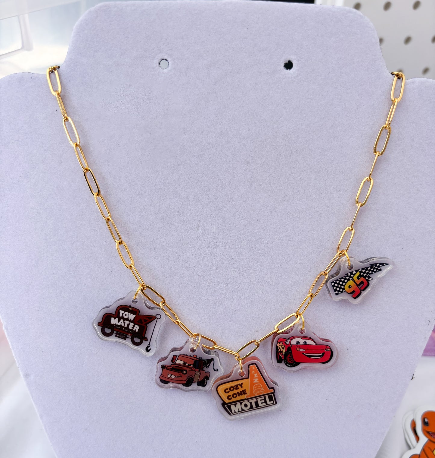 Cars Charm Necklace