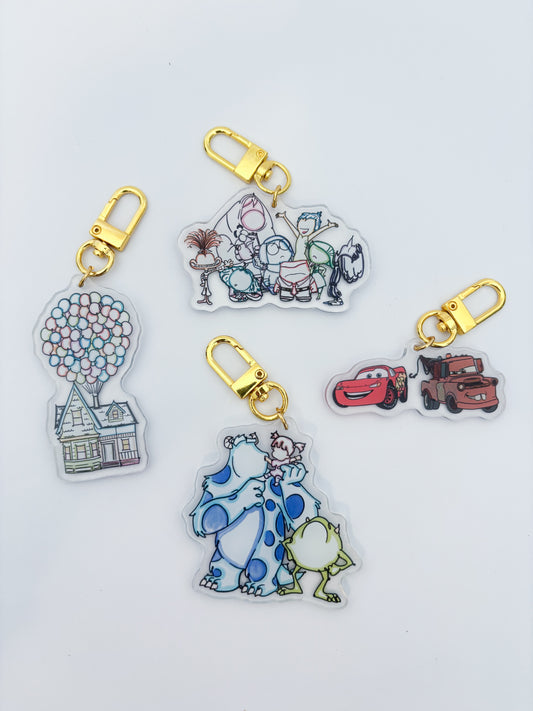 Pixar Keychains