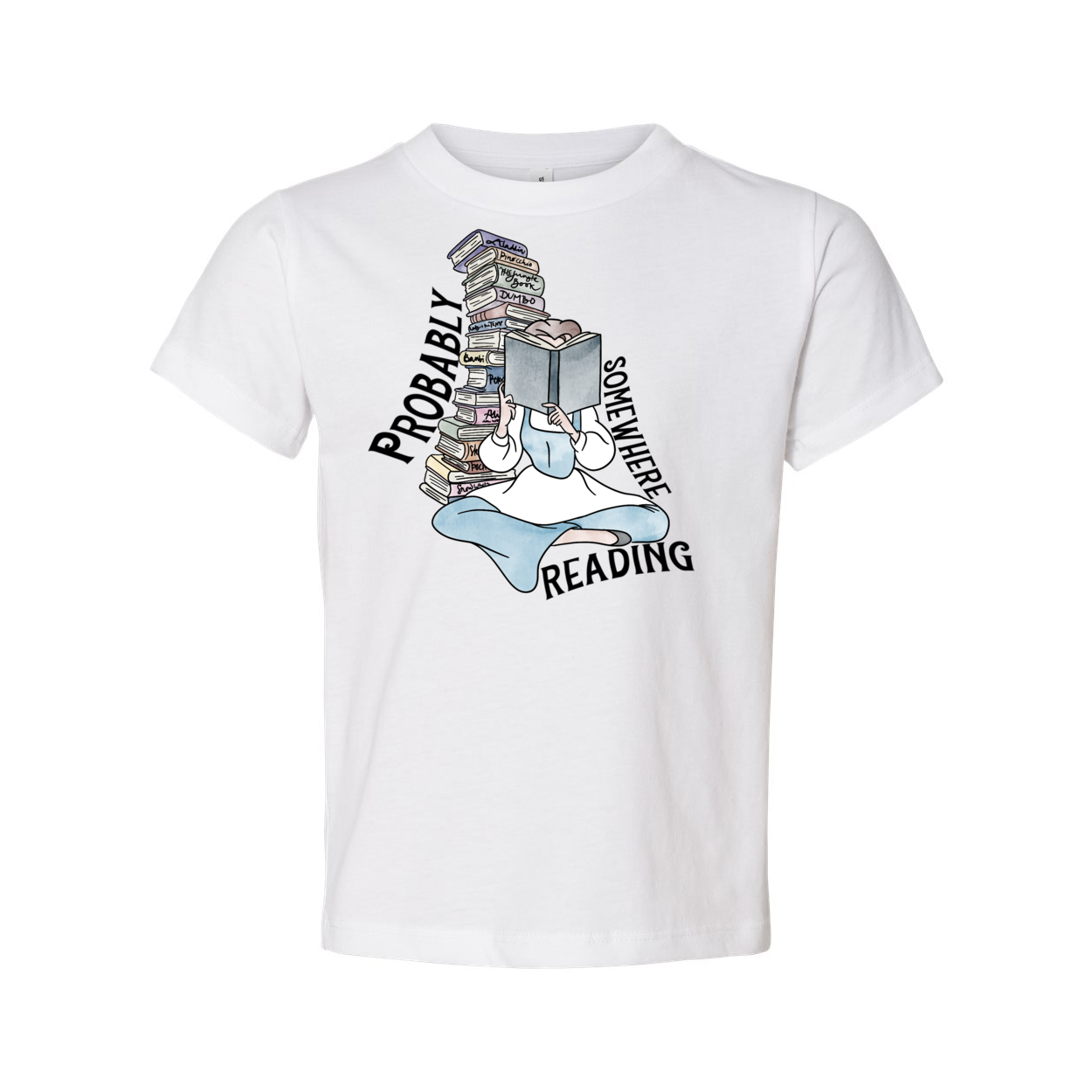 Reading Princess Toddler Tee