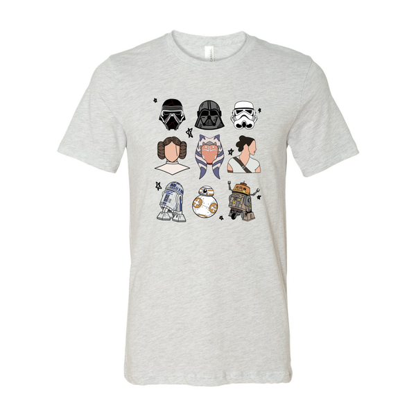 Wars Characters Unisex Tee