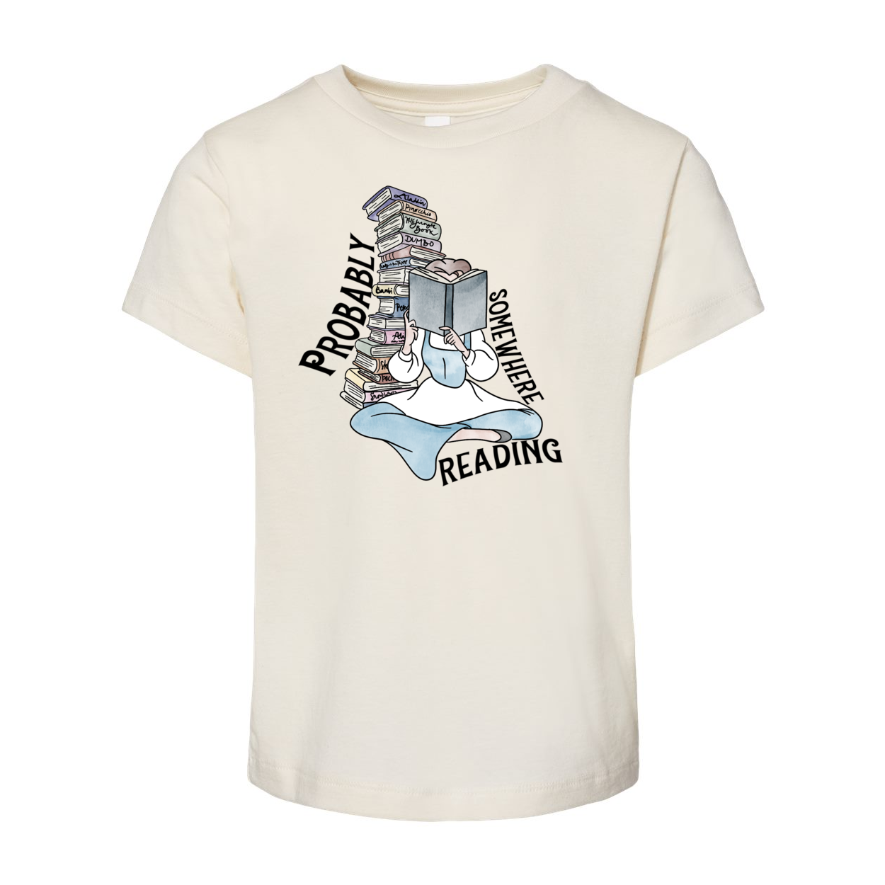 Reading Princess Toddler Tee