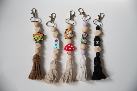 Focal Bead Keychains