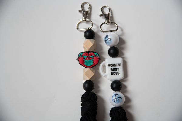 Focal Bead Keychains