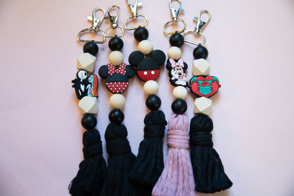 Focal Bead Keychains