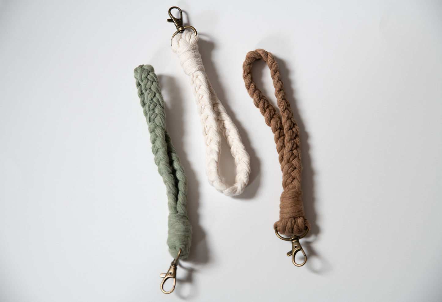 Braided Wristlet Keychain